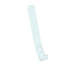 Крючок-вешалка № 3 полимер белый,  арт(622039) Уп(100)