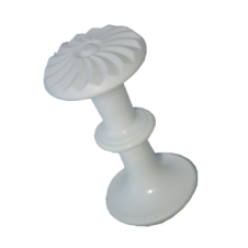 Ручка-кнопка РК1-7 пластмасса белая Кунгур арт(H310270) Уп(0)