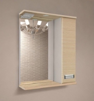 Мебель для ванн Ирис (Панда 550/С) ВЕНГЕ СВЕТЛЫЙ зеркало арт(LS0000101)