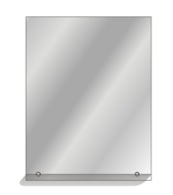 117П Зеркало простое с полочкой PL 67 х 52 арт(MD009807)