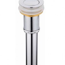 Донный клапан 1 1/4" (нажимной) без перелива F66 FRAP для стеклянной раковины (уп 50 шт) арт(12742)