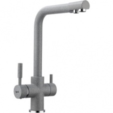 Смеситель FRAP для кухни бок. D40мм с перек. д/питьевой воды п/гайку F4352-22 серый (уп10шт) арт(13272) Уп(0)