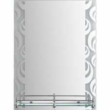 Зеркало FRAP 45х60 с полочкой комбинированное F695 (уп 20 шт) арт(12389)