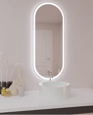 Зеркало с LED подсветкой Ева 500 х 1200 арт()