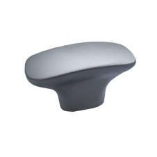 Ручка-кнопка мебельная Trodos "2063K" сплав ЦАМ, серебро арт(303529) Уп(0)
