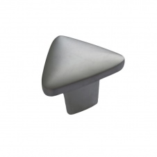 Ручка-кнопка мебельная Trodos "9088" сплав ЦАМ, серебро арт(303511) Уп(0)
