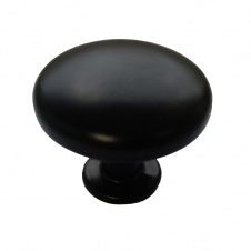 Ручка-кнопка мебельная Trodos "9095" сплав ЦАМ, черный матовый арт(303583) Уп(0)