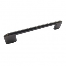 Ручка-скоба мебельная Trodos "8653" 128 сплав ЦАМ, черный никель брашированный матовый арт(303710) Уп(0)