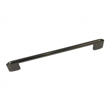Ручка-скоба мебельная Trodos "8653" 192 сплав ЦАМ, черный никель брашированный матовый арт(303715) Уп(0)