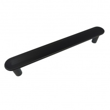 Ручка-скоба мебельная Trodos "DMZ-22650" 128 сплав ЦАМ, черный матовый арт(303627) Уп(0)
