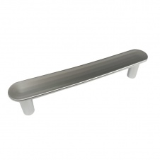 Ручка-скоба мебельная Trodos "DMZ-22650" 96 сплав ЦАМ, серебро арт(303622) Уп(0)