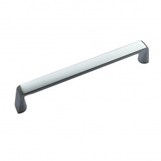 Ручка-скоба мебельная Trodos "DMZ-22707" 160 сплав ЦАМ, серебро арт(303520) Уп(0)