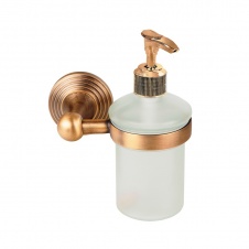 Дозатор для жидкого мыла с держателем Zenfort коллекция "Бронза", бронза, арт(106501) Уп(0)