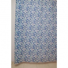 Штора для ванной WS-800 (мозайка) голубая 180х180 арт(104023) Уп(60)