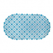 Ковер резиновый "J-A6838" (голубой) арт(103135) Уп(36)