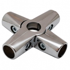 GT 24 (R-45) CHROME (соединитель 5-х труб)  арт(313036) Уп(50)