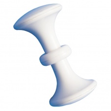 Ручка-кнопка РК1-7 пластмасса белая,  арт(616000) Уп(25)
