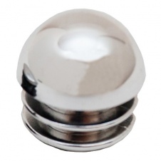 R-17A CHROME (заглушка для трубы полукруглая)  арт(313049)