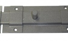 Засов накладной ЗПК-2 с проушиной (серый) "Аверс" арт(H301788) Уп(0)