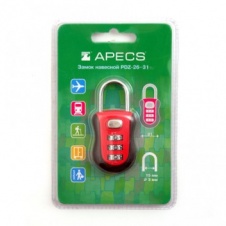Замок висячий Apecs PDZ-26-31-CODE-Blister арт(H313602) Уп(0)