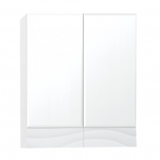 Мебель для ванн Вероника 600 зеркальный шкаф ЛЮКС БЕЛЫЙ арт(LS0000453)