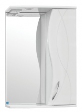 Зеркальный шкаф "Амелия" с подсветкой 60см, шт арт(NLS000002)